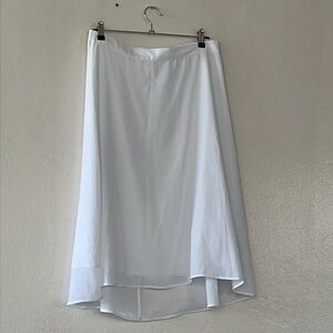 Gap Skirt, White, 10 Tall